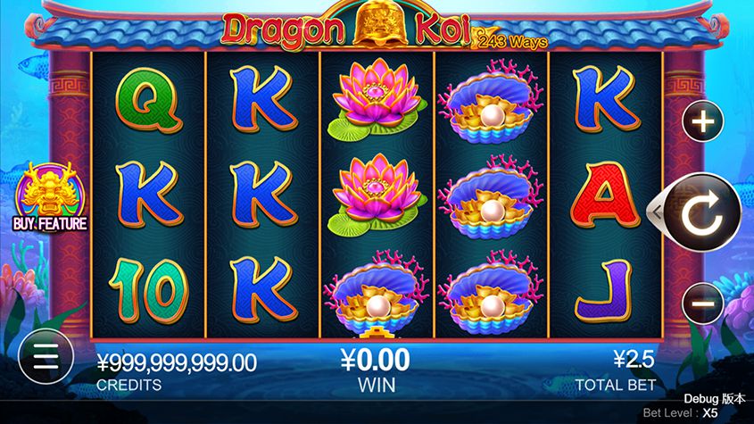 Dragon Koi สล็อตค่าย CQ9 เว็บตรง ทดลองเล่นเกม PG SLOT