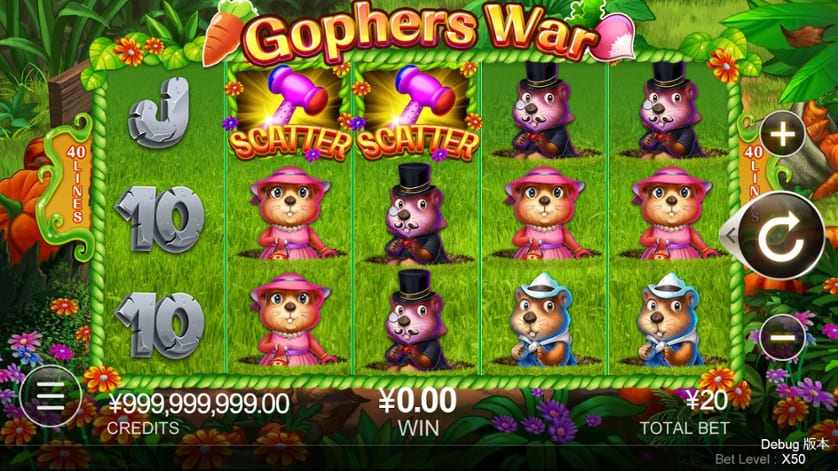 Gophers War สล็อตค่ายเกม CQ9 Gaming เว็บตรง