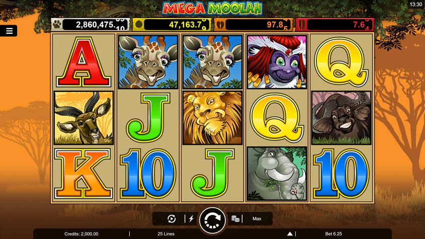 Mega Moolah สล็อต MICROGAMING เว็บตรง Jack888win