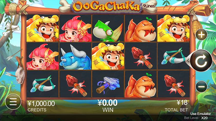 Ooga Chaka สล็อตค่าย CQ9 เว็บตรง ทดลองเล่นเกม PG SLOT