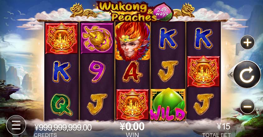 Wukong Peaches สล็อตค่าย CQ9 เว็บตรง ทดลองเล่นเกม PG SLOT